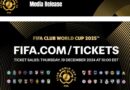 FIFA Club World Cup 2025™ tickets on sale from Thursday, 19 December